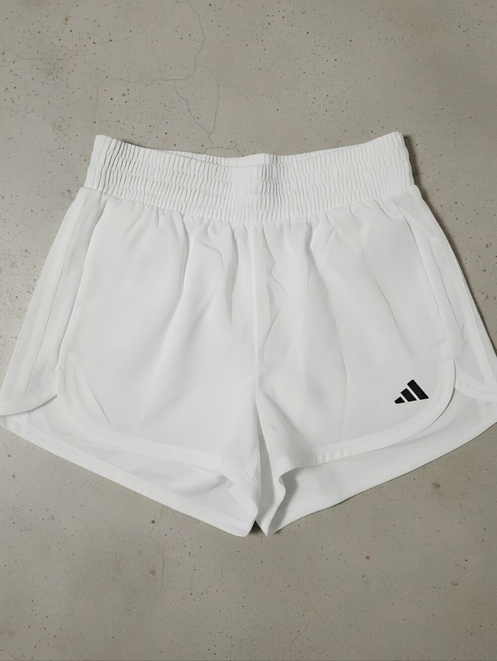Adidas Pacer Training 3 Stripes Woven High Rise Shorts